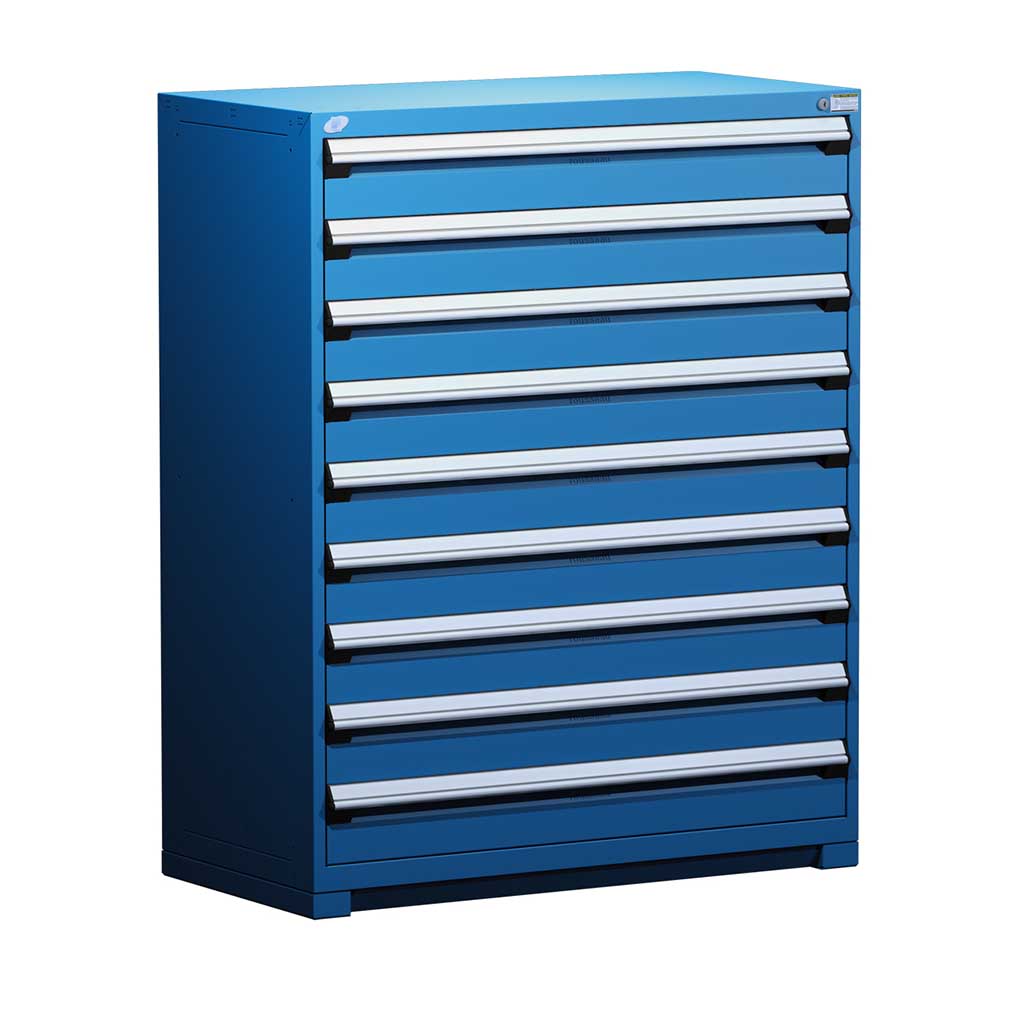 48" 9-Drawer HDR Cabinet with Compartments, Forklift Base HDC-R5AHE-5813