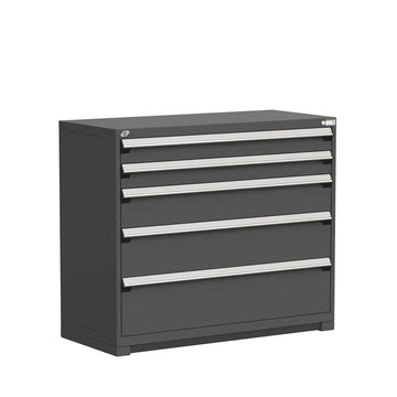 54" 5-Drawer HDR Cabinet with Compartments, Forklift Base HDC-R5AJE-4405