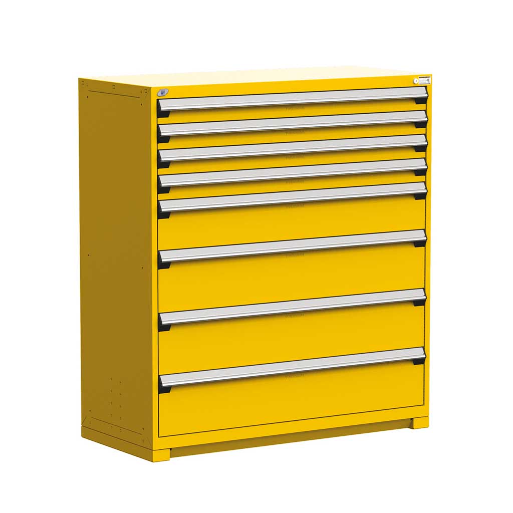 54" 8-Drawer HDR Cabinet with Compartments, Forklift Base HDC-R5AJE-5803