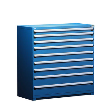 60" 9-Drawer HDR Cabinet with Compartments, Forklift Base HDC-R5AKE-5803